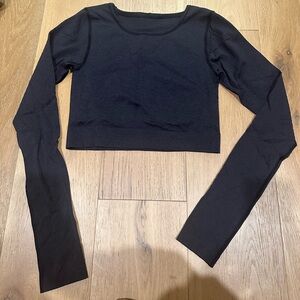 Lululemon Ebb to Street Long Sleeve Cropped Shirt